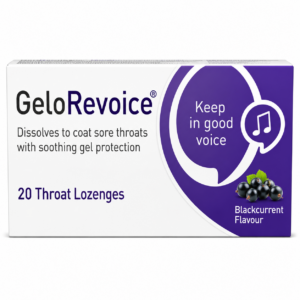 GeloRevoice Blackcurrent Flavour - 20 Throat Lozenges