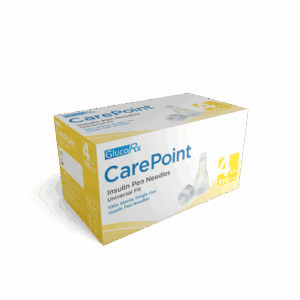 Glucorx Carepoint Pen Needles - 31g 4mm - Pack of 100