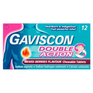 Gaviscon Double Action Mixed Berry - 12 Tablets