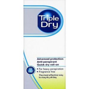 Triple Dry Fragrance-free Antiperspirant Roll On - 50ml