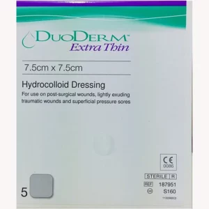 DuoDerm Extra Thin 7.5cm x 7.5cm - Pack of 5