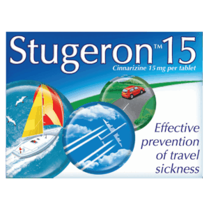 Stugeron 15mg Travel Sickness  - Pack of 15
