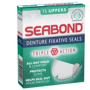 Seabond Original Denture Fixative Seals - 15 Uppers