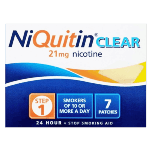 NiQuitin Clear 21mg Patches Step One - 7 Patches