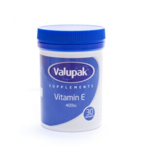 Valupak Vitamin E 400iu Capsules - Pack of 30