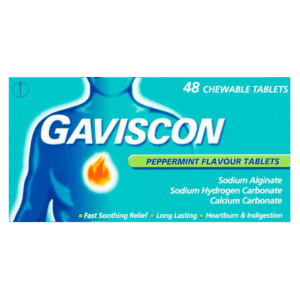 Gaviscon Tablets Peppermint - 48 Tablets