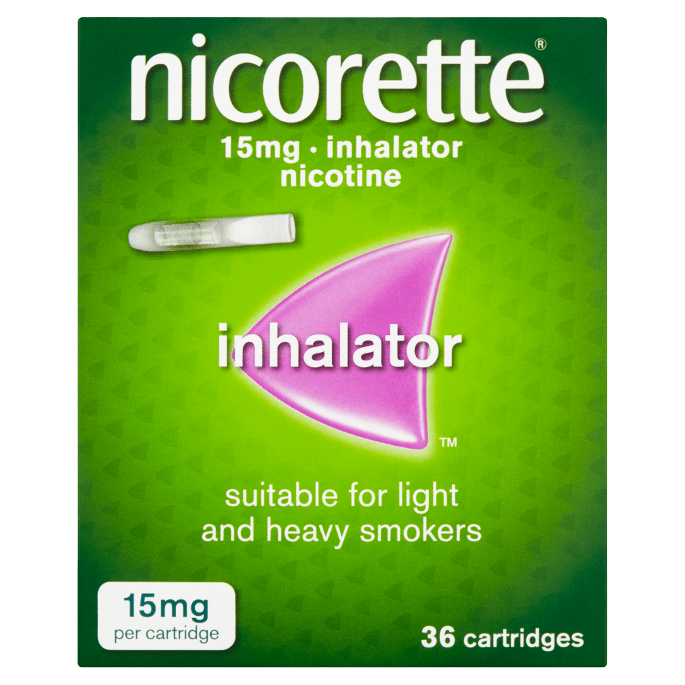 Nicorette Inhalator 15mg - 36 Cartridges