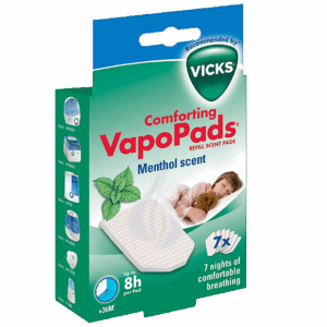 Vicks Comforting Soothing Menthol VapoPads - Pack of 7