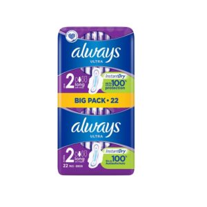Always Ultra Long Sanitary Towels Wings - 22 Pads