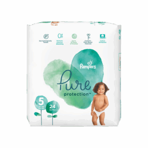 Pampers Pure Protection - Size 5 - 24 Nappies