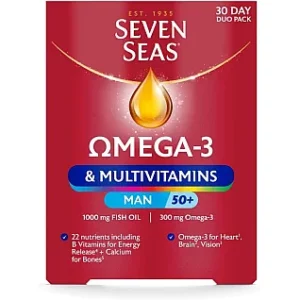 Seven Seas Omega-3 Fish Oil & Multivitamins - Man 50+ - 30 Capsules/Tablets