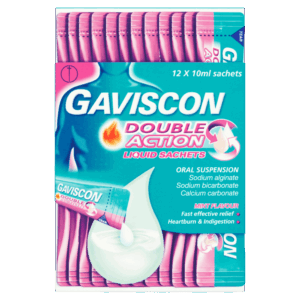 Gavison Double Action Liquid Sachets - 12 Sachets