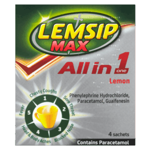 Lemsip Max All In One Lemon Sachets - 8 Sachets