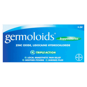 Germoloids Dual Action Suppositories Large - 24 Suppositories