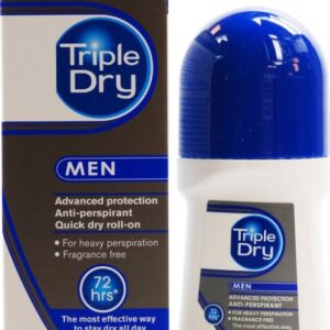 Triple Dry Mens Active Roll On Anti-Perspirant - 50ml