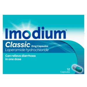 Imodium Classic 2mg Capsules - 12 Capsules