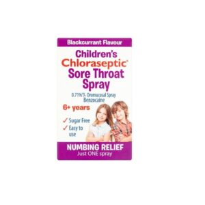 Children's Chloraseptic Blackcurrant Throat Spray – 15ml