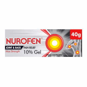 Nurofen Joint & Back Pain Relief Max Strength 10% Gel - 40g