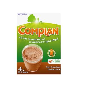 Complan Chocolate Nutritional Drink Sachets - 4 x 55g