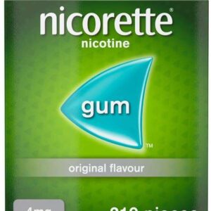 Nicorette Original Gum 4mg – 210 Pieces