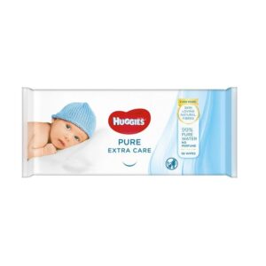 Huggies Pure 'Extra Care' baby wipes - 56 wipes