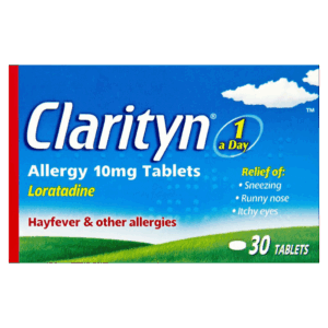 Clarityn Allergy 10mg (Loratadine) - 30 Tablets