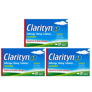 Clarityn Allergy 10mg (Loratadine) - 90 Tablets