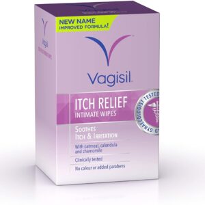 Vagisil Itch Relief Intimate - Pack of 12 Wipes