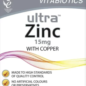 Ultra Zinc 15mg with Copper 60 Tablets