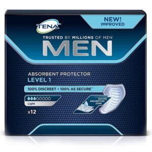 TENA Men Level 1 Incontinence Absorbent Protector - 12 pack