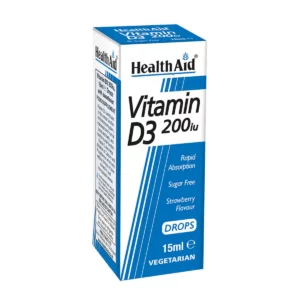 HealthAid Vitamin D3 200iu Drops - 15ml