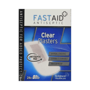 Fastaid Plasters Clear - Pack of 24