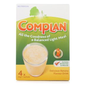 Complan Banana Nutritional Drink Sachets - 4 x 55g