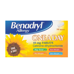 Benadryl One A Day Relief - 14 Tablets