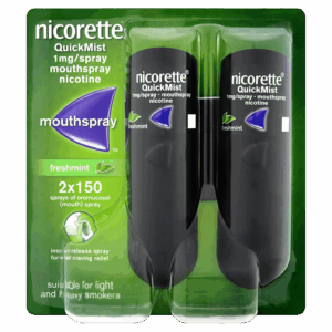 Nicorette QuickMist Freshmint 1mg Mouthspray Duo - 2 Pack