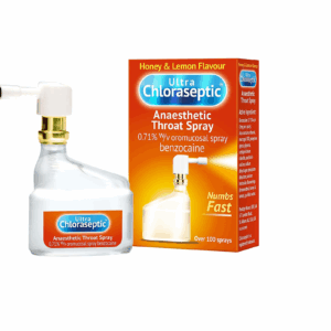 Ultra Chloraseptic Anaesthetic Throat Spray Honey & Lemon – 15ml