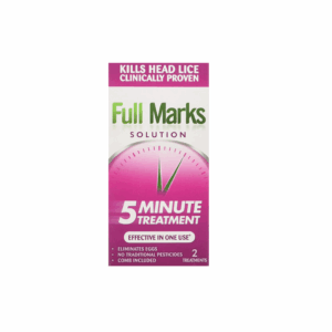 Full Marks Head Lice Solution - 100ml (+ Comb)
