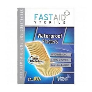 FastAid Washproof Plaster - 24 Pack