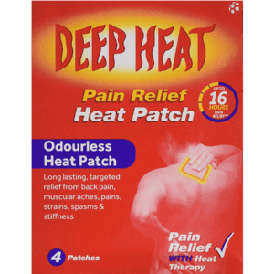Deep Heat Patches - 4 Patches