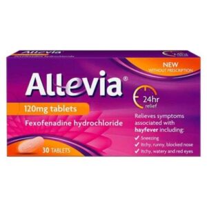 Allevia (Fexofenadine) 120mg - 30 Tablets
