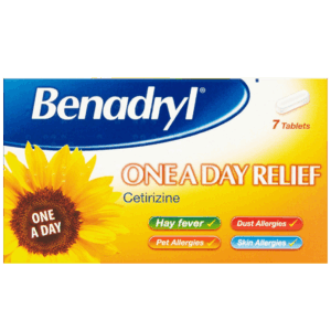 Benadryl One A Day Relief - 7 Tablets