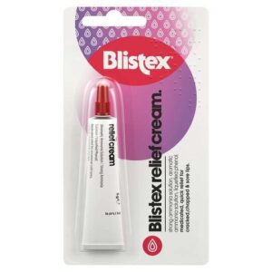 Blistex Relief Cream, Lip Balm for Cold Sores and Chapped Lips - 5g