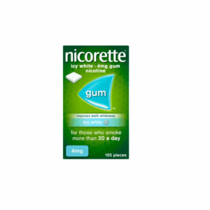 Nicorette Icy White Gum 4mg - 105 Pieces