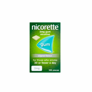 Nicorette Original Gum 2mg - 105 Pieces
