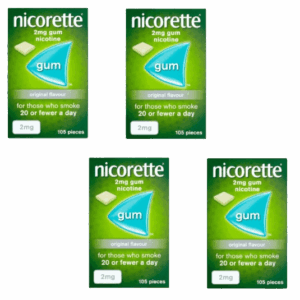 Nicorette Original Gum 4mg - 420 Pieces