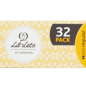 Lil-Lets Non-Applicator Tampons Regular - 32 Tampons