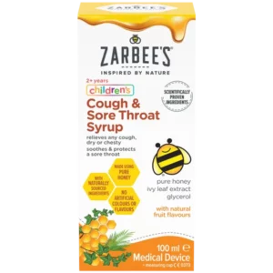 Zarbees Children's Cough & Sore Throat Syrup - 100ml