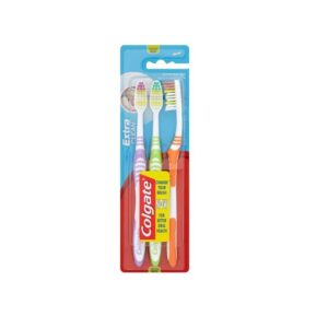 Colgate Extra Clean Medium Toothbrush - 3 Pack
