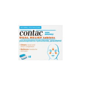Contac Cold & Flu Dual Relief - 18 Tablets