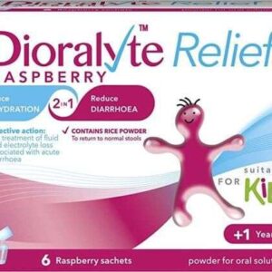 Dioralyte Relief Raspberry Flavour Sachets - 6 Sachets